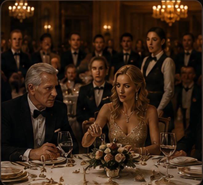 Two hundred guests watching from the ballroom floor